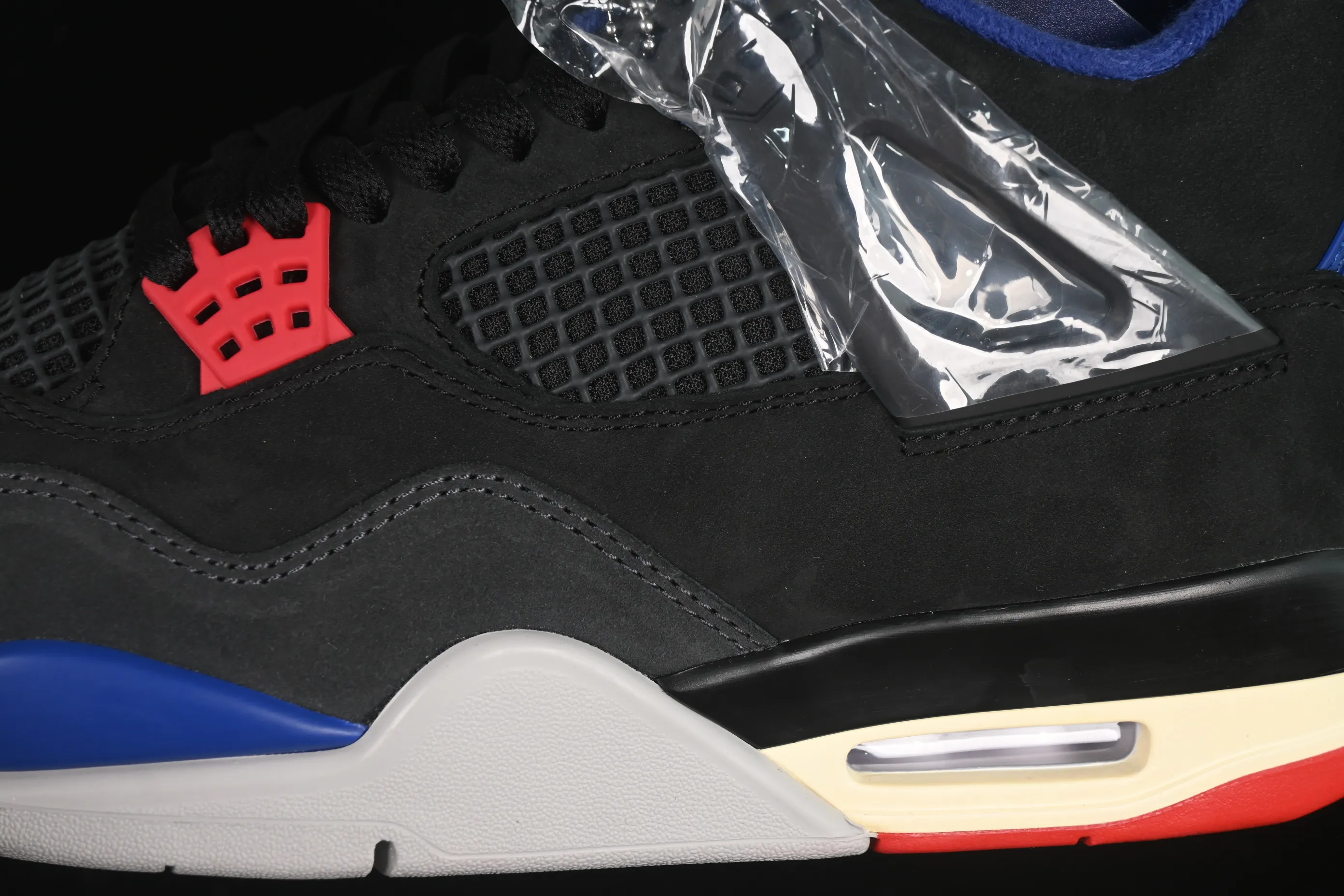 All categories Air Jordan Jordan series basketball shoes Air Jordan 4 OG version Air Jordan 4 Retro "Lase" AJ4 Joe 4 black gray blue color FV5029-003